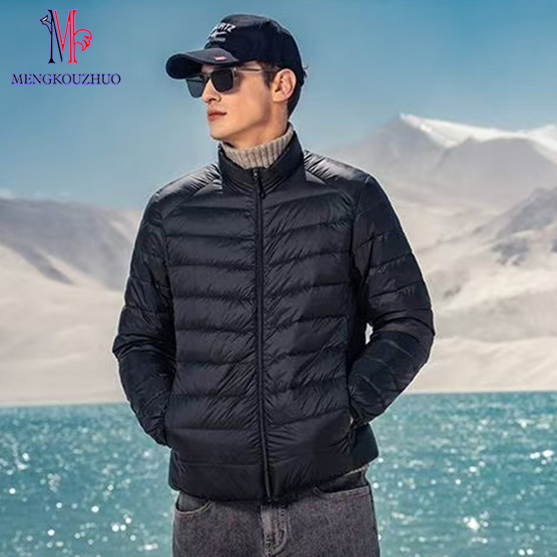 轻薄羽绒服男秋冬季90白鸭绒