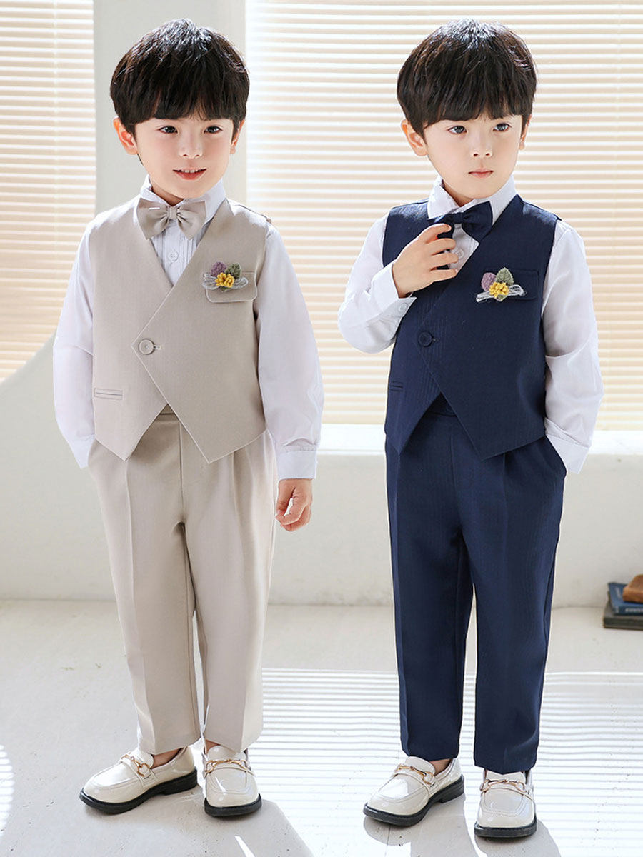 아동복 정장 소년 여름 바이올린 연주복 결혼식 꽃 파는 소녀 봄 가을 호스트 드레스