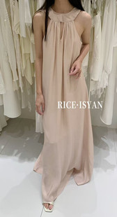 百搭ins挂脖显瘦无袖 RICE正版 洋气时尚 韩版 连衣裙女 2026春夏新款