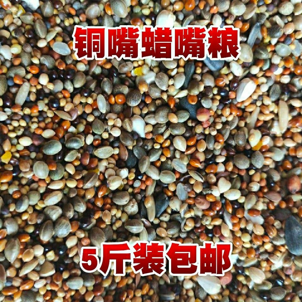铜嘴鸟食蜡嘴粮食竹鸡粮鸟饲料斑鸠粮鹦鹉粮蜡嘴铜嘴食粮