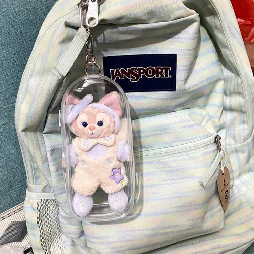 迪士尼挂件保护套公仔遛娃包玩偶玲娜贝儿饼饼钥匙扣包包防尘袋