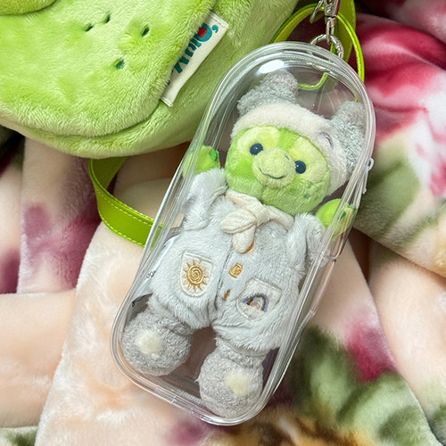 迪士尼olu挂件收纳玩偶保护套乌龟钥匙扣星黛露达菲雪莉玫遛娃包