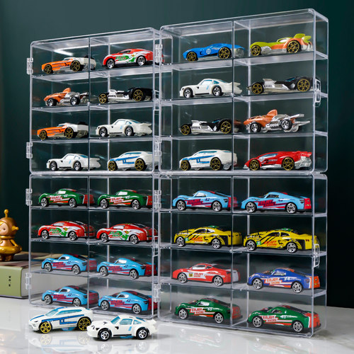 多美卡收纳展示盒透明tomica