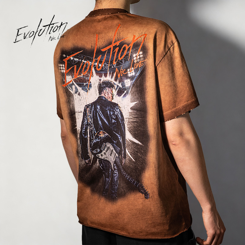 【演唱会周边】独家印花T恤 咖色