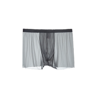 网易严选男士空气内裤夏季透气透明平角裤冰丝轻薄四角裤