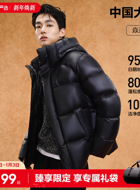 网易严选中国大鹅羽绒服焱系列95鹅绒服男士连帽长款防水厚羽绒女