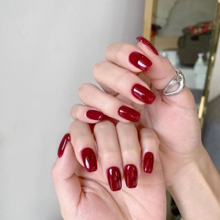 甲油胶 勃艮第酒红致命诱惑传奇红色FATALE瓶装 韩国进口 estemio