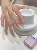 韩国Gentle pink微粉HelloStar美甲猫眼胶甲油胶闪亮璀璨星光透色