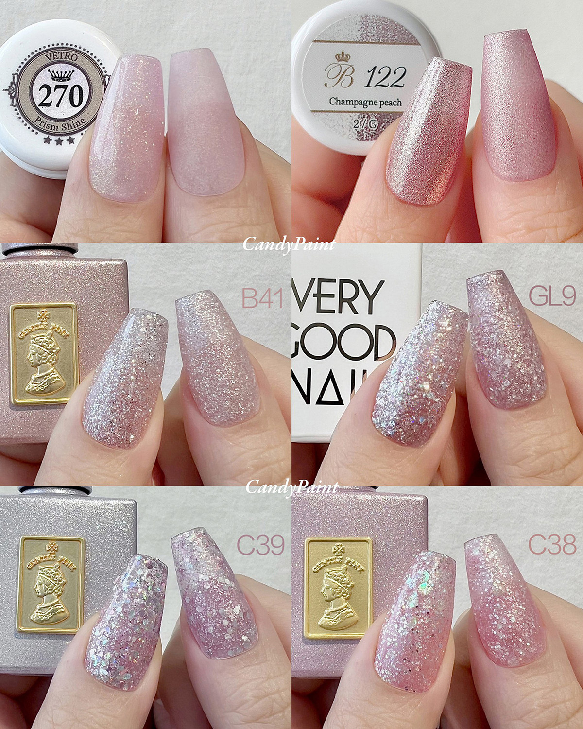 亮片色合集粉色紫色橙色裸色红色爆闪细闪彩绘日本美甲甲油胶韩国,彩妆/香水/美妆工具,甲油胶,淘宝优惠券,粉丝福利购,淘宝优惠卷