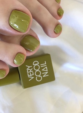 韩国very good橄榄绿G14小众气质高冷味秋冬美甲甲油胶verygood