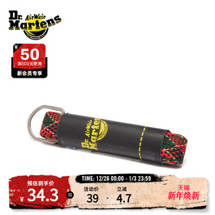 通用搭配马丁靴鞋 Laces秋新款 带 Woven Dr.Martens马丁博士Tartan