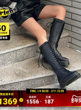 Dr.Martens马丁博士1B60 Bex秋冬软皮小个子小厚底长筒骑士靴