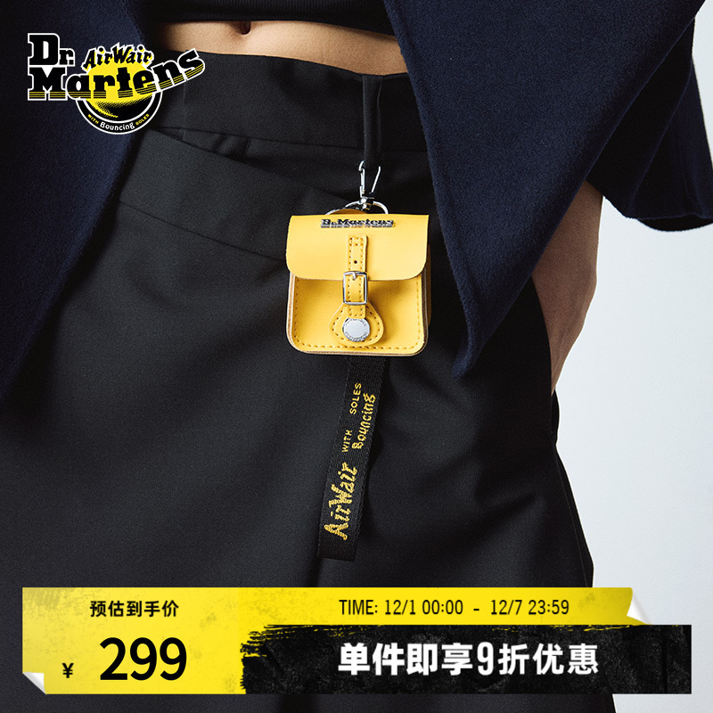 Dr.Martens马丁博士Ear Pod Holder秋新款时尚潮流休闲黄色耳机包
