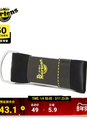 Dr.Martens马丁博士140cm Ribbon Laces秋通用搭配黑色马丁靴鞋带