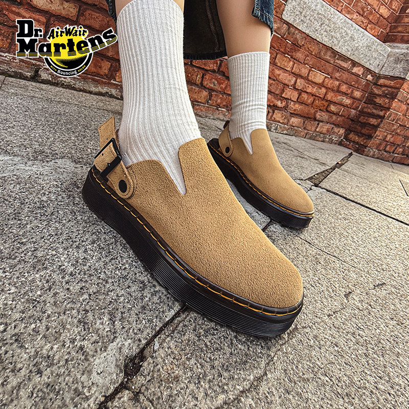 Dr.Martens马丁博士Carlson男女秋一脚蹬半拖鞋多巴