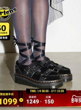 Dr.Martens马丁博士Quad Ramsey Wednesday联名新款爆款厚底单鞋