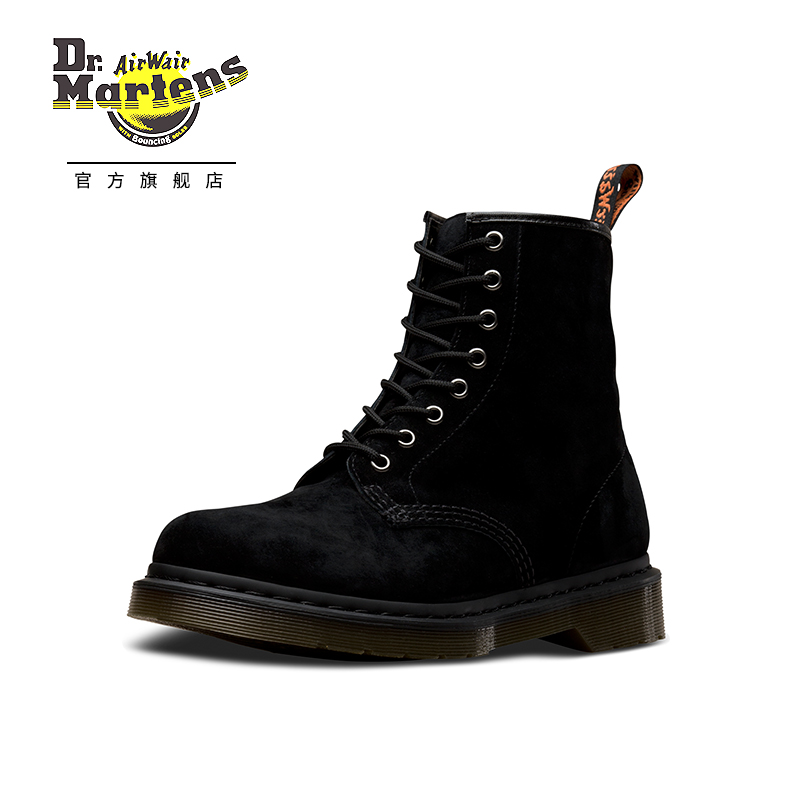 Dr.Martens X Beams ÇﶬʱÉÐÁªÃû¿î¾µä8¿×·´ÈÞÆ¤Âí¶¡Ñ¥ºÚÉ«ÄÐÅ®