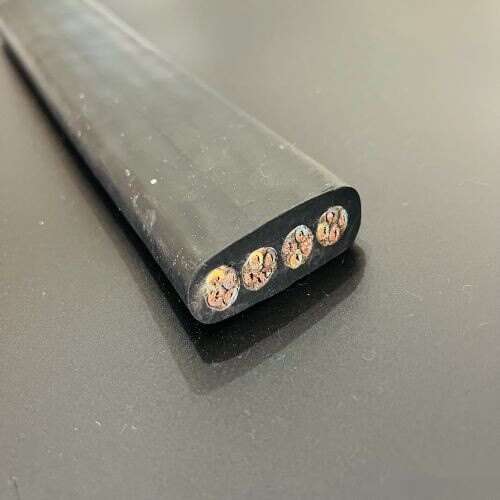 YFFBG卷筒扁电缆 行车龙门吊扁电缆 450/750V耐油耐磨高柔性