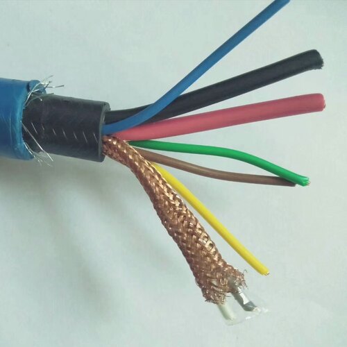 STP CAT6/RVV2*1.5特种组合电缆 屏蔽网线+电源线一体综合线