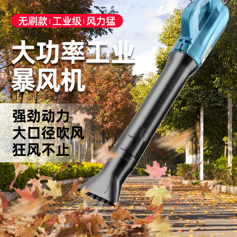 德国进口鼓风机充电式锂电吹风机大功率工业用强力吹雪机车载吹灰