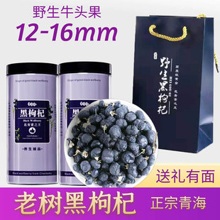 黑枸杞野生正品青海柴达木诺木宏牛头果宁夏黑枸机枸橘拘泡水头茬