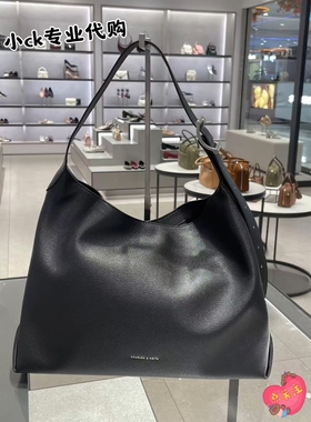 CHARLESKEITH25冬新款CK2-40782736-1大容量单肩斜挎托特包女包