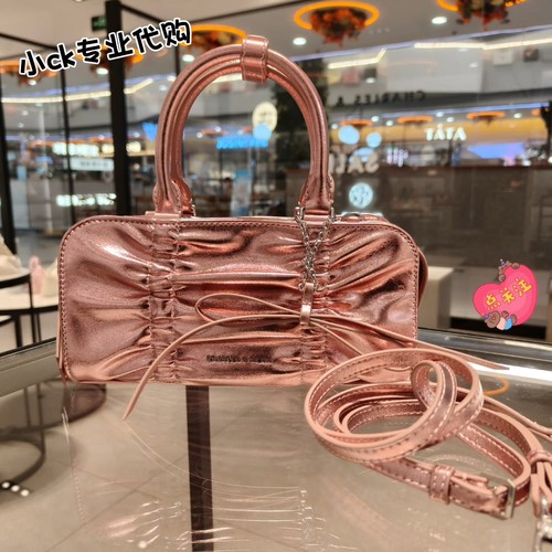 CHARLES&KEITH 25新款小CK2-30840614褶皱单肩手提斜挎时尚女包