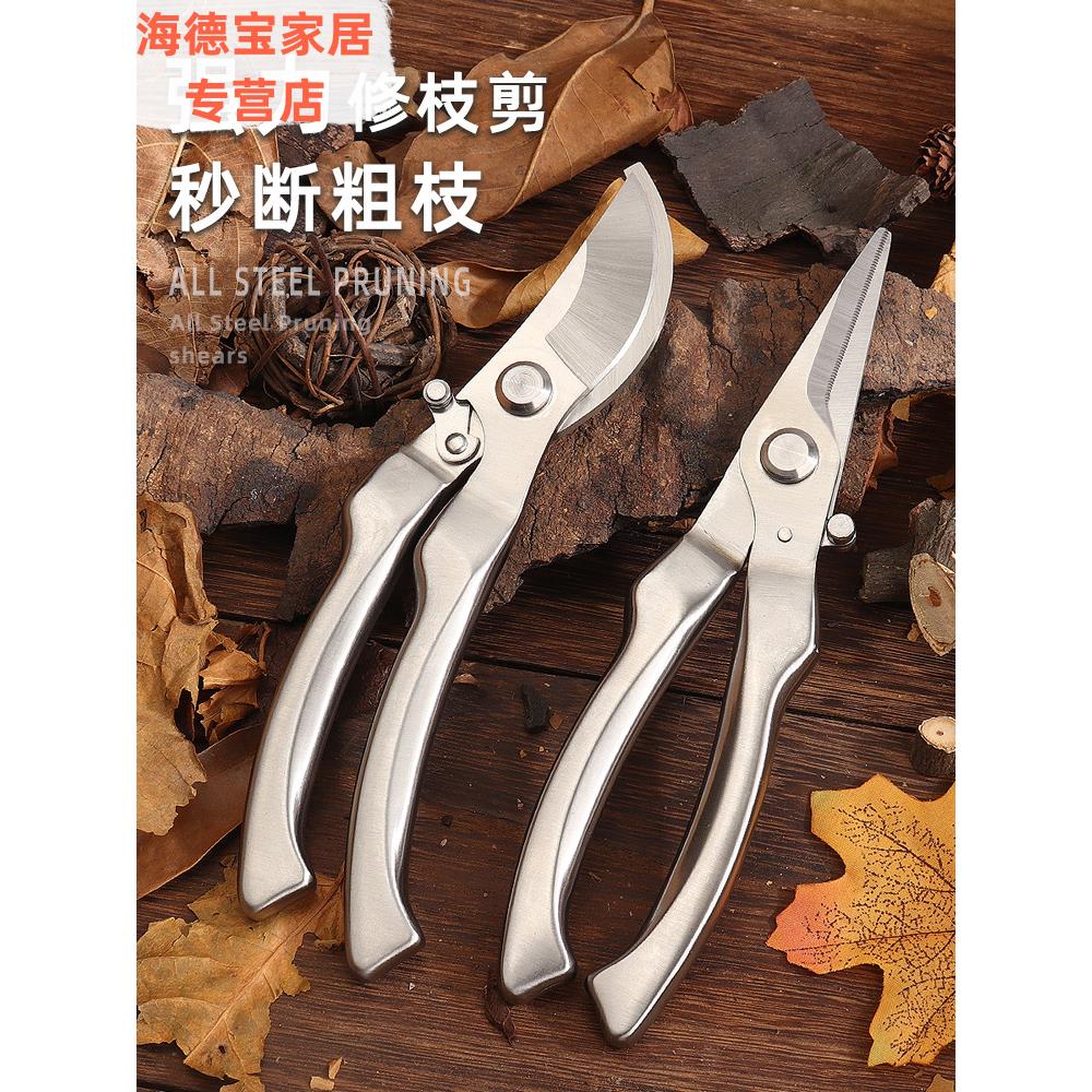 园艺修枝剪不锈钢盆景专用剪子