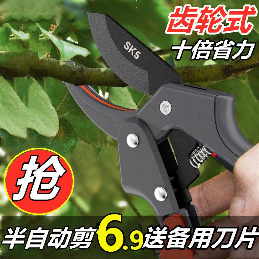 德国齿轮省力半自动园艺剪子花枝