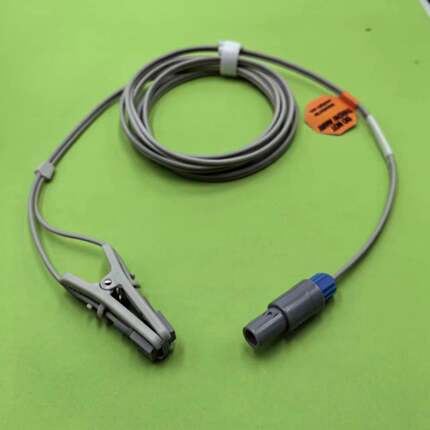 适用理邦迈瑞MEC1000 2000 PM9000 7000兽用宠物动物舌夹血氧探头