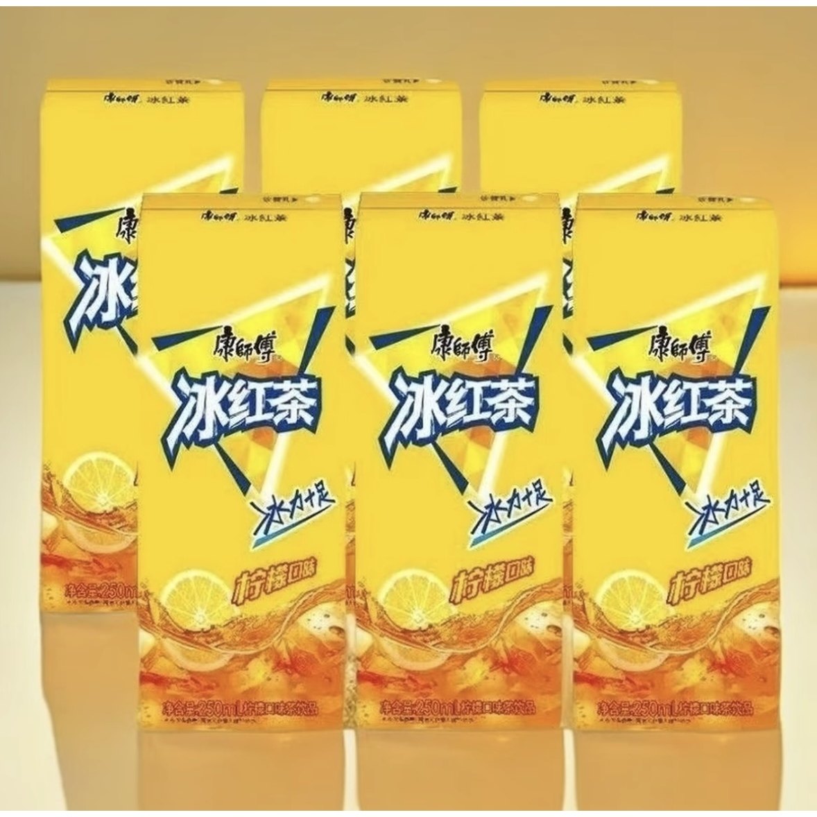 康师傅冰红茶250ml*6盒盒装茶饮料饮品自助餐外卖调味茶图片