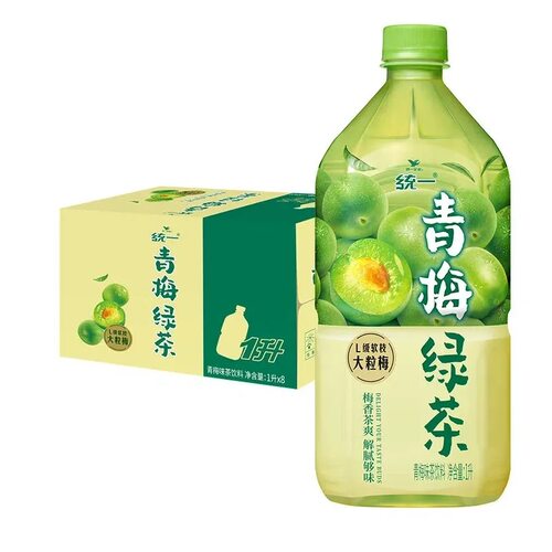 统一1000毫升青梅绿茶茶饮料
