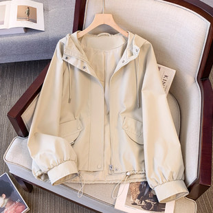 冲锋衣外套女款秋季2025新款超好看高级感小个子早秋休闲 工作服