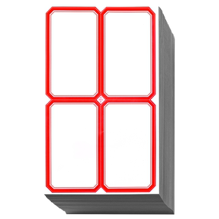 大号标签贴纸手写自粘空白不干胶便签贴纸粘贴标签记号区分标记贴口取纸价格名字姓名大号长方形搬家大标签