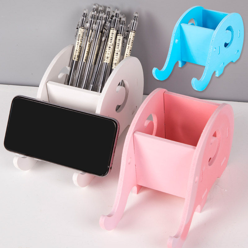 少女心可爱笔筒ins木质韩版简约学生时尚创意收纳盒个性桌面化妆刷收纳盒办公室摆件多功能卡通手机支架笔筒,文具电教/文化用品/商务用品,笔筒,淘宝优惠券,粉丝福利购,淘宝优惠卷