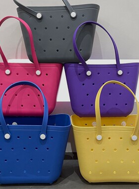 2025新款EVA手提洞洞包旅行超大收纳沙滩包宠物包现货大容量手提