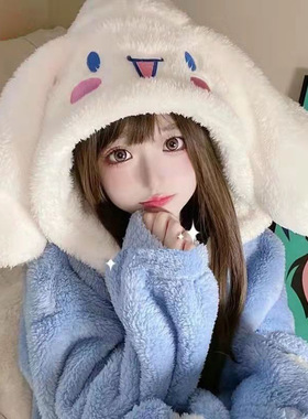 珊瑚绒睡衣女2024年新款卡通可爱秋冬季睡袍加绒套装法兰绒长款浴