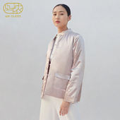 丝侬中式 加厚真丝睡衣女士袄子立领保暖夹棉家居服