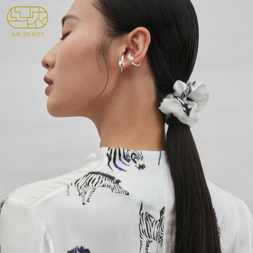 SILKISS丝侬真丝发圈斑马纹发圈