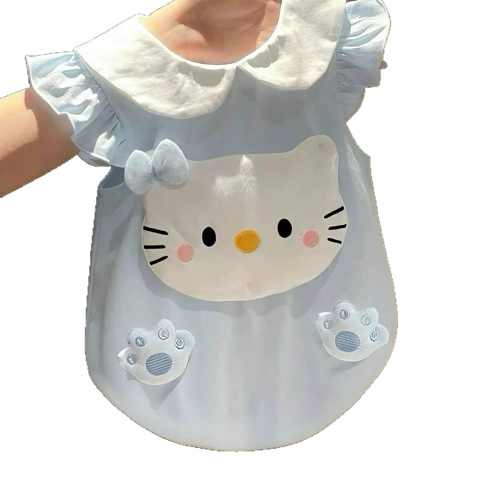 宠物猫狗衣服春夏季薄款牛仔小熊狗狗衣服小型犬比熊博美马尔济斯