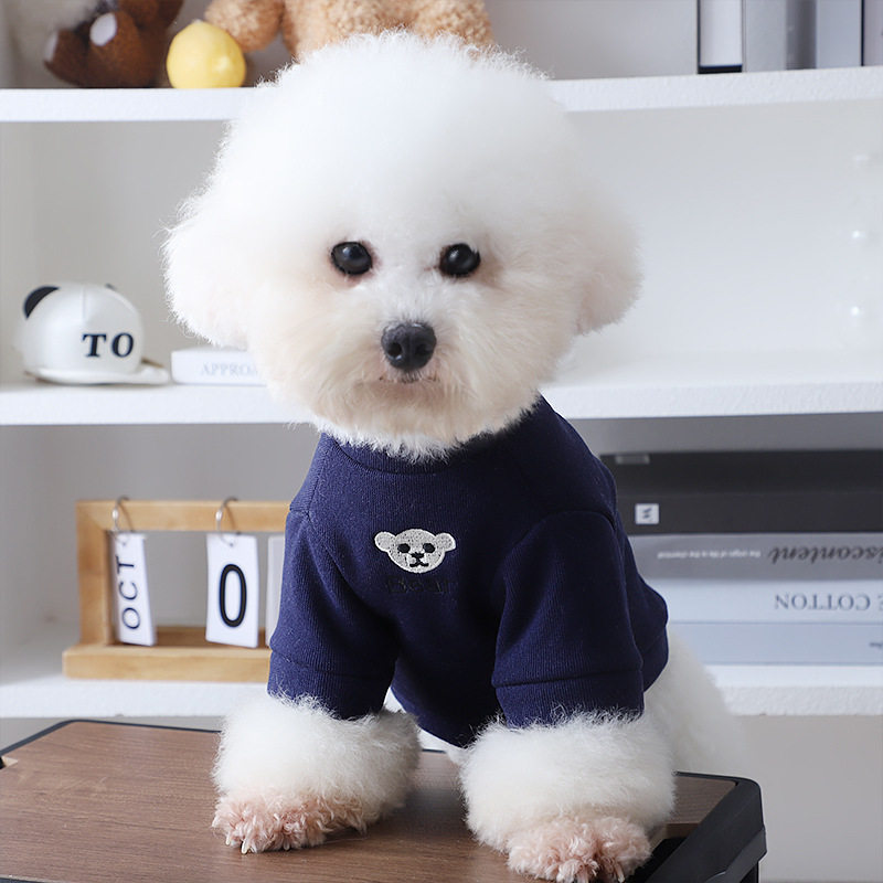 夏季小型犬不掉毛两脚卫衣