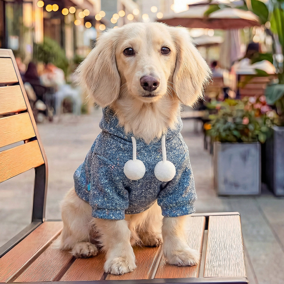 PETCIRCLE宠物服装狗狗猫咪衣服春夏新款黄星星卫衣泰迪比熊博美