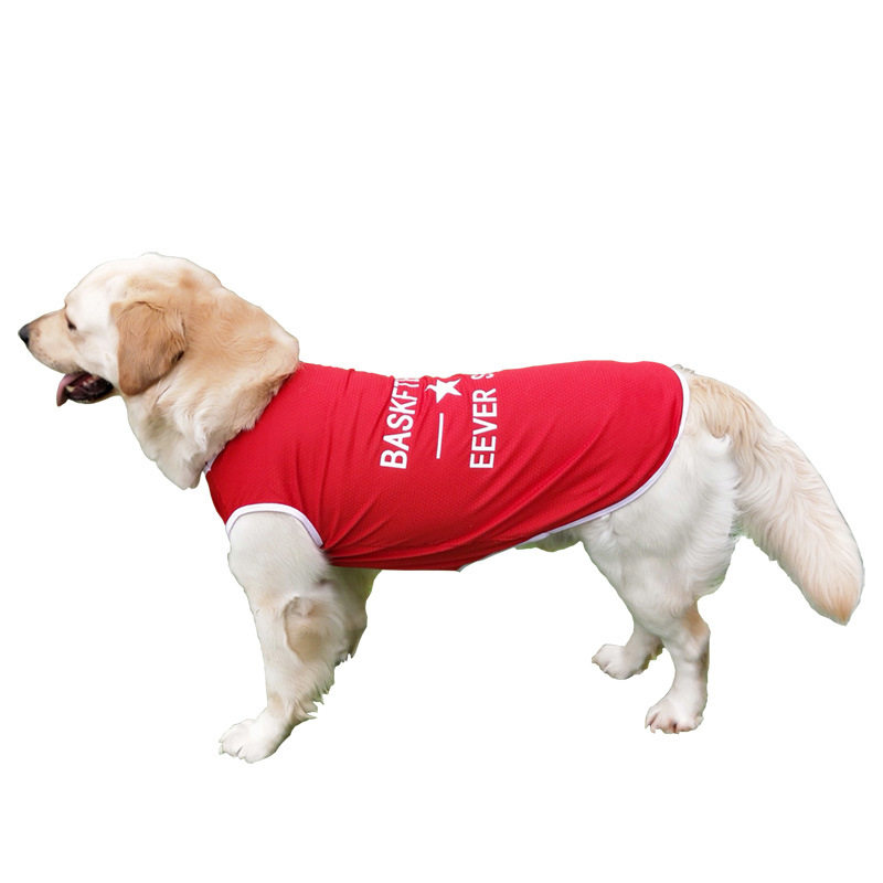 夏天大型犬狗狗衣服金毛衣服边牧拉布拉多萨摩耶大狗衣服薄款代发