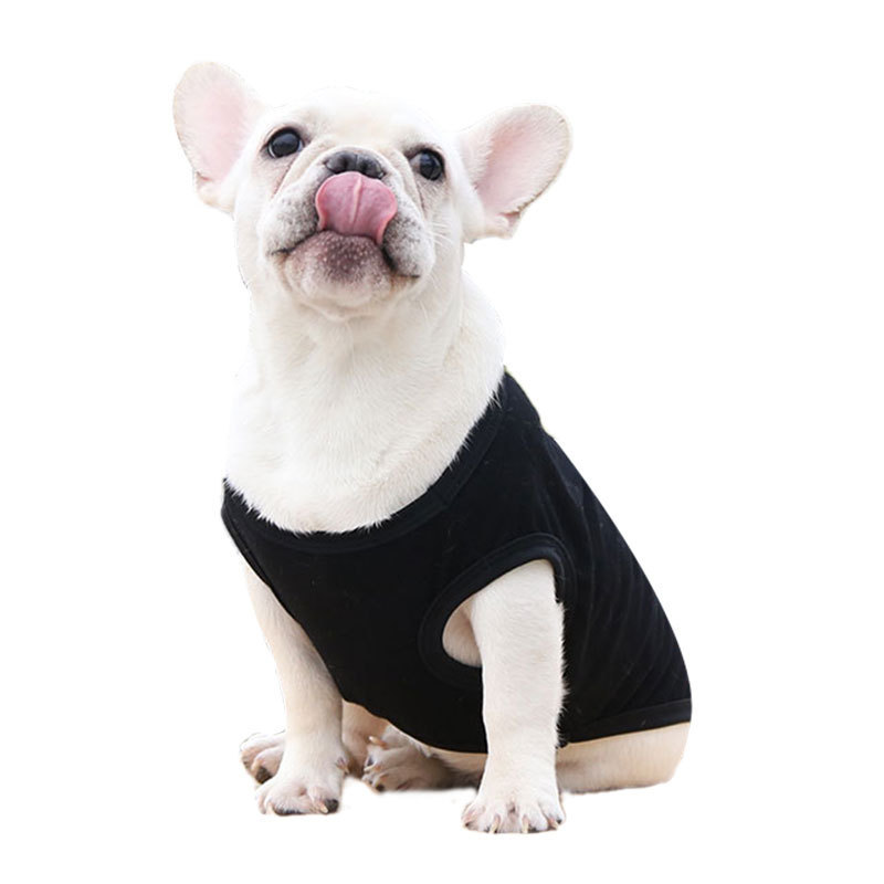 法斗狗狗猫咪衣服小中大犬宠物用品猫泰迪比熊拉布拉多狗背心服装