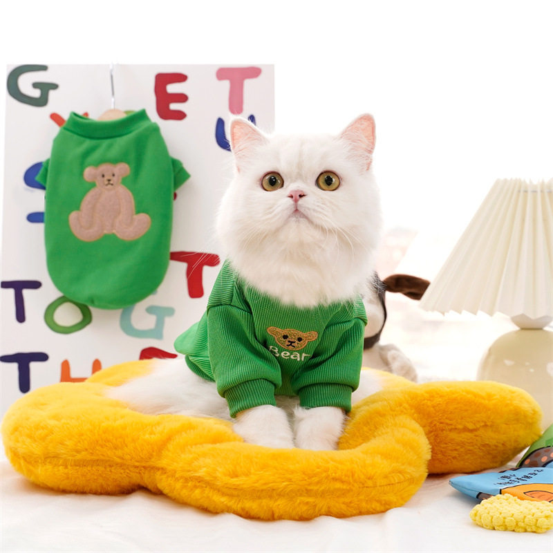 小中型犬狗狗猫咪保暖法斗牛犬泰迪比熊宠物用品衣服打底衫用品