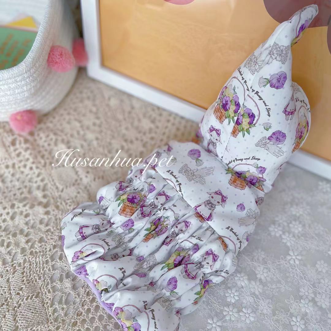 宠物衣服狗狗猫咪秋冬加绒加厚棉袄泰迪比熊厂家小羊棉衣保暖外套