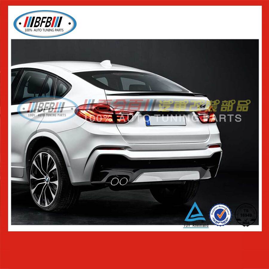适用于宝马X4碳纤维尾翼 F26碳纤维P款定风翼 X4碳纤压尾翼后扰流