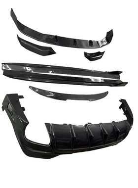 适用2020-IN年的宝马X6 G06 AC款碳纤维套件 前唇 侧裙 尾翼 后唇