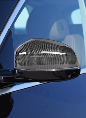 适用14-19款宝马X3X4X5X6F15F16干碳纤维后视镜壳罩汽车改装配件