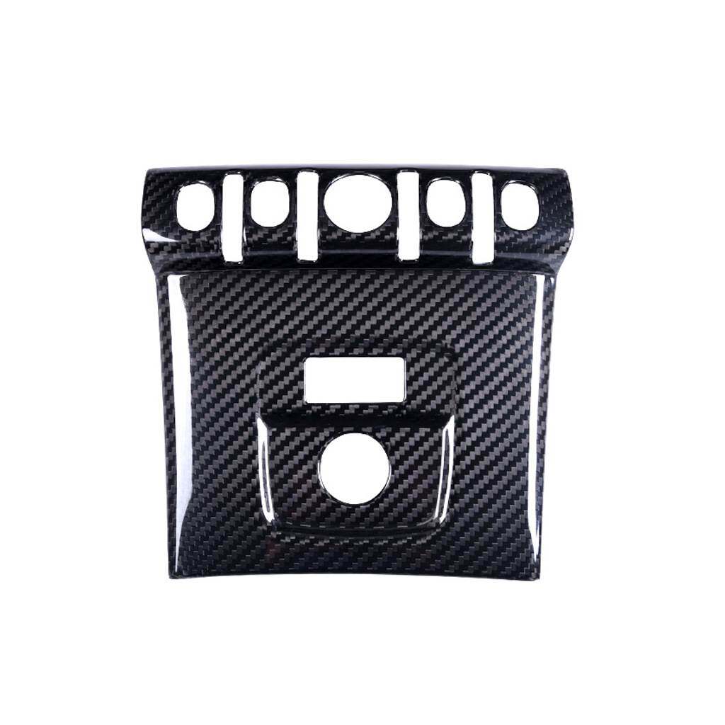 适用宝马Mini CooperF60真碳纤维一键启动框点烟器面板饰改装贴件